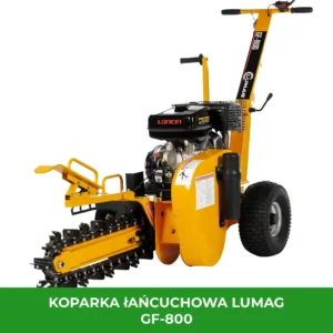 Koparka łańcuchowa do robienia nawodnień i instalacji elektrycznych