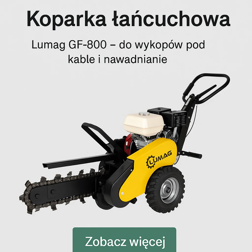 Koparka do instalacji i nawodnień gmina głowaczów